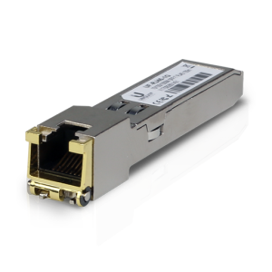 Ubiquiti RJ45 Copper Ethernet to SFP port connector